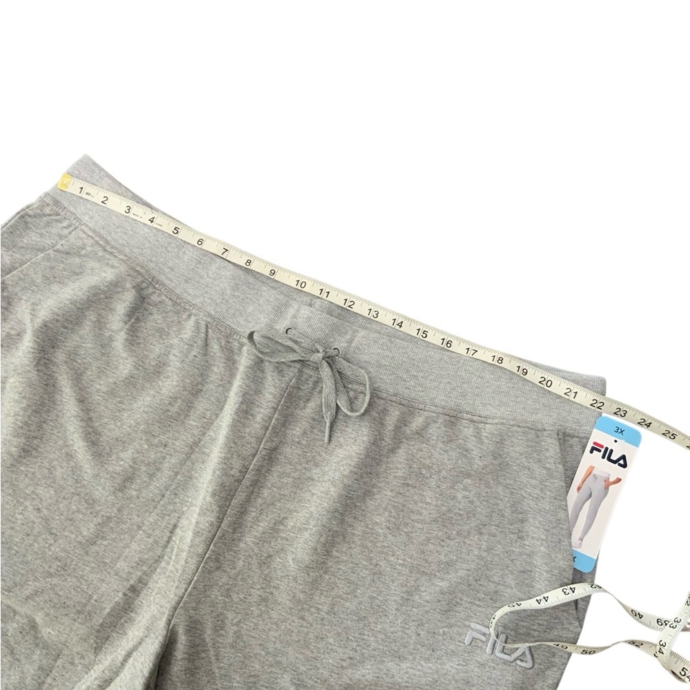 FILA Women’s Jogger Pants Gray French Terry Size 3X NWT - Picture 4 of 7